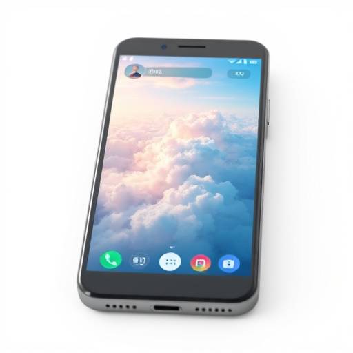 A smartphone displaying a high-quality game streamed via cloud gaming.